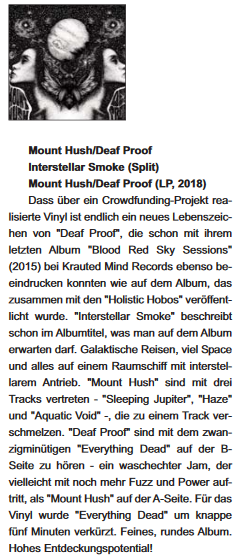 Review Interstellar Smoke Split Hörerlebnis Magazin